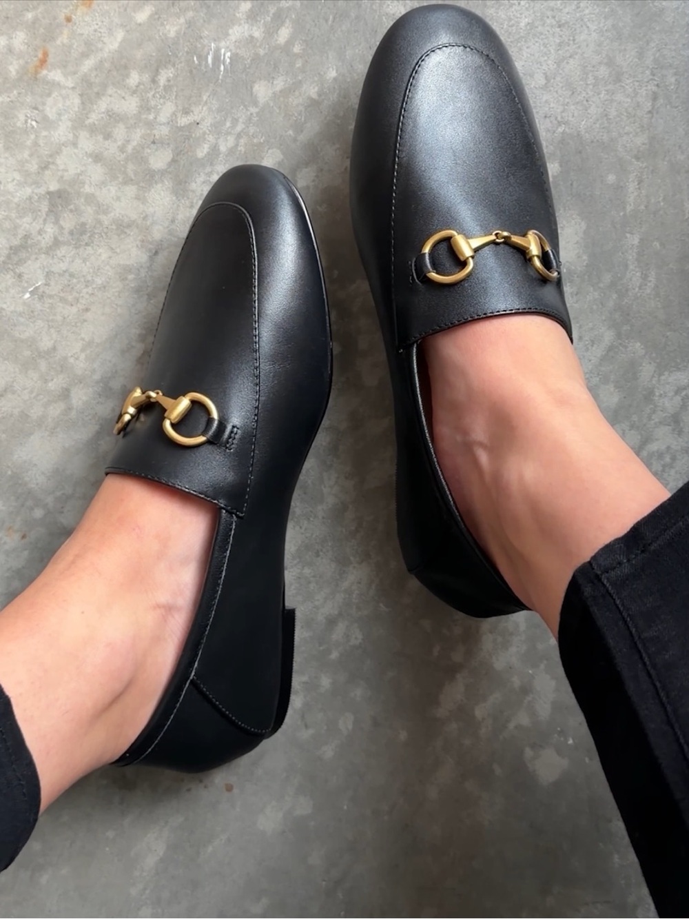 Quince Italian Leather Horsebit Loafer, Black 6